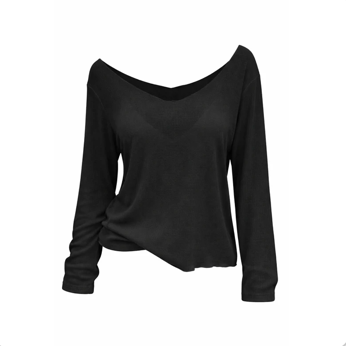 Sweet but Aware Off-Shoulder Topp